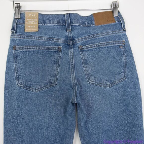 NEW Madewell The Mid-Rise Perfect Vintage Jean in Enmore Wash, 25 - Picture 7 of 16